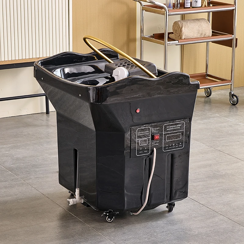 ヘッドスパベッド Amazon.co.jp: シャンプーベッド、水循環と燻蒸機能を統合、美容