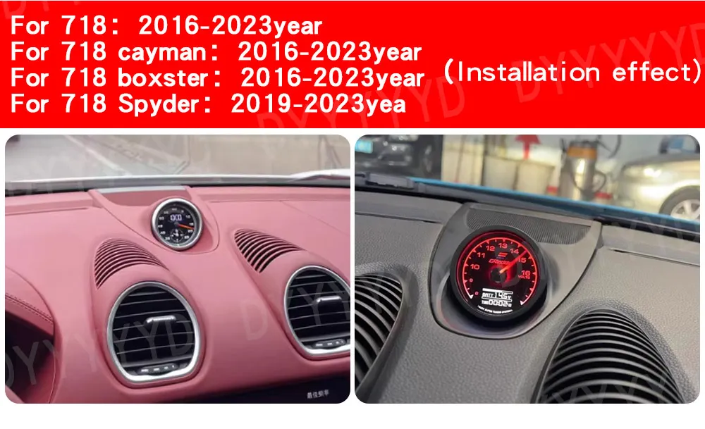 New UpgradeLCD Car Stopwatch for Porsche Macan Cayenne 958 Panamera 970 718 911