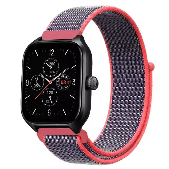 Nylon Loop Band Strap - Durable and Comfortable Bracelet 20mm