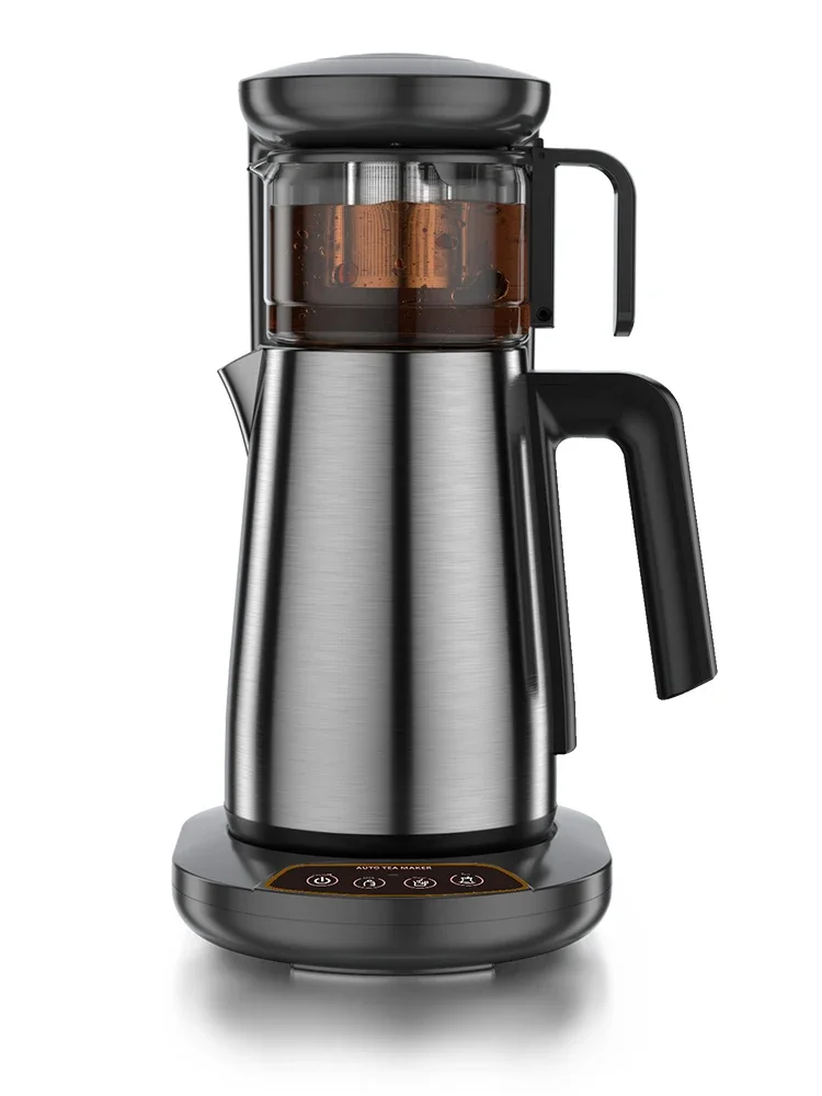 220V Automatic add Water Filter Coffee Hot Milk Tea Maker Smart Samovar 1.8L Electric Kettle Keep Warm 1L Glass Cup 1800w+600w