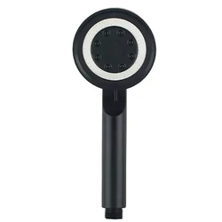 High Pressure 5-Mode Shower Head with Portable Filter - Innovative Bathroom Accessory (Black Shower Head)
