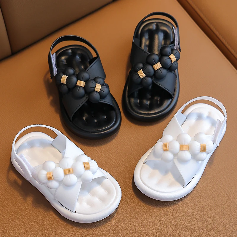 Baby Shoes Kids Shoes Children Sandals Kids Sandals Beach Shoes Children's Sandals Summer Girls Soft Sole Anti-slip Children's Baby Student Beach Shoes