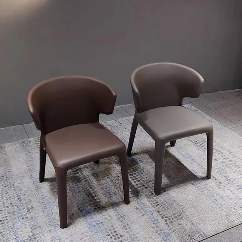 

Unique Minimalist Dining Chairs Garden Bedroom Library Vintage Dining Chairs Makeup Salon Chaises Salle Manger Home Furnitures