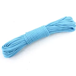 Glow - in - the - Dark Luminous 4mm Nylon Paracord for Outdoor Camping and Survival (Guang Blue)