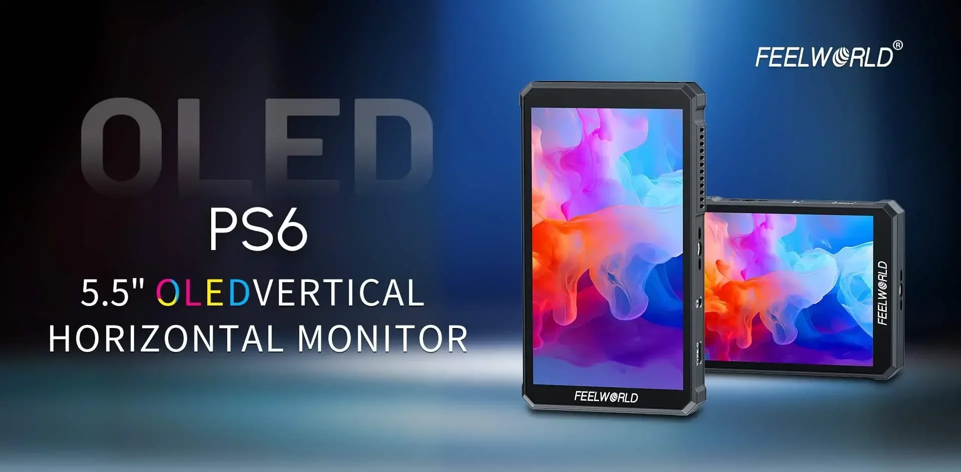 FEELWORLD PS6 5.5" On-Camera Field Monitor IPS FHD1920x1080 4K OLED Touch Screen