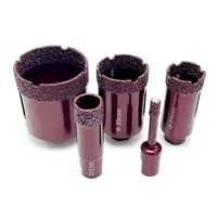 M10 filetage brasé sous vide diamant sec forage noyau forets carreaux de céramique trou scie granit marbre porcelaine brique foret outils 5
