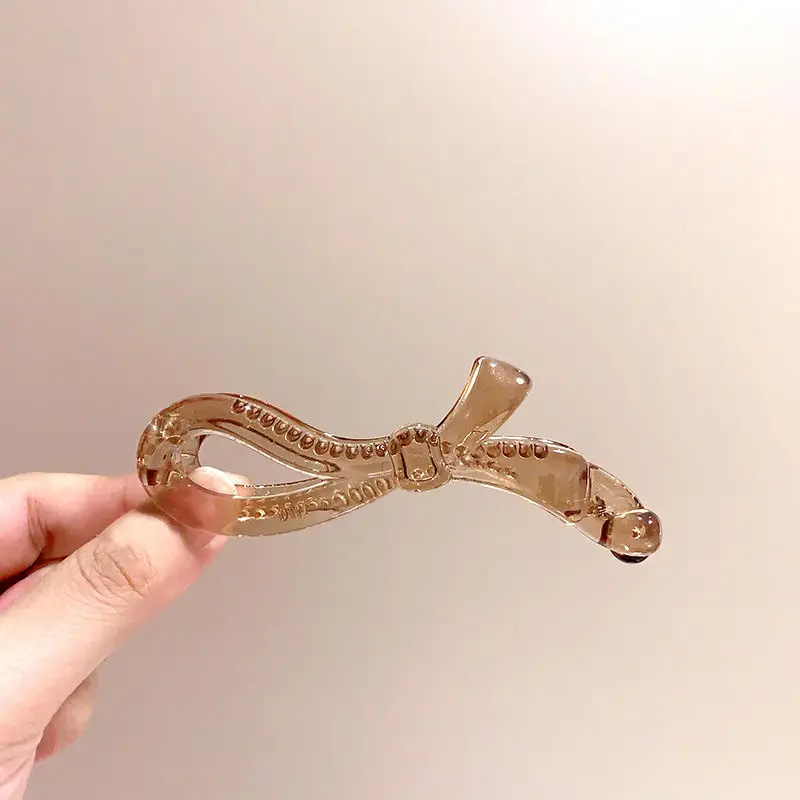 Mode Banana Pin Vertikale Clip Hohe Pferdeschwanz Haar Clips Für Frauen Koreanische Nicht-Slip Banana Haar Clip Sommer Zubehör headwear – Detail 8