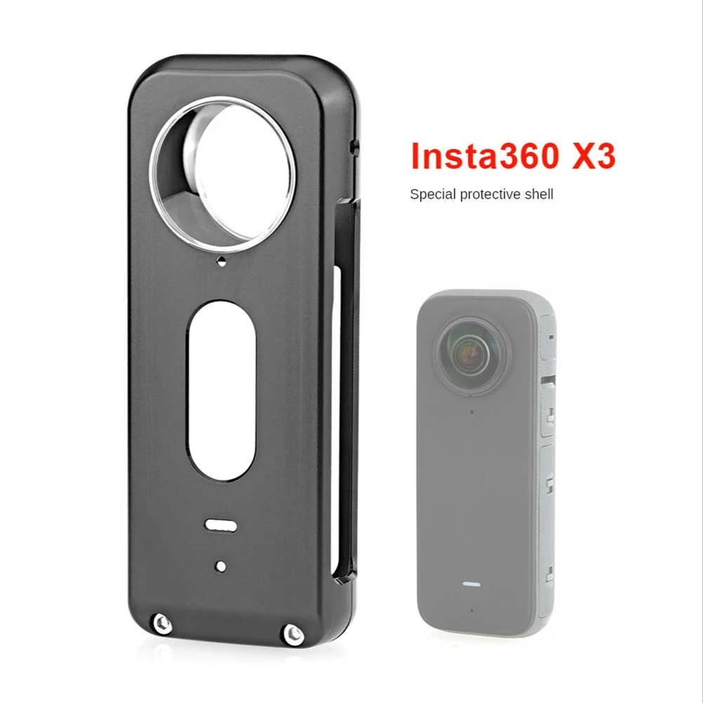 Insta 360 One X3 용 M05K 금속 토끼 케이지 충격 방지 보호 확장 프레임 액세서리 인터페이스 알루미늄 합금 케이스