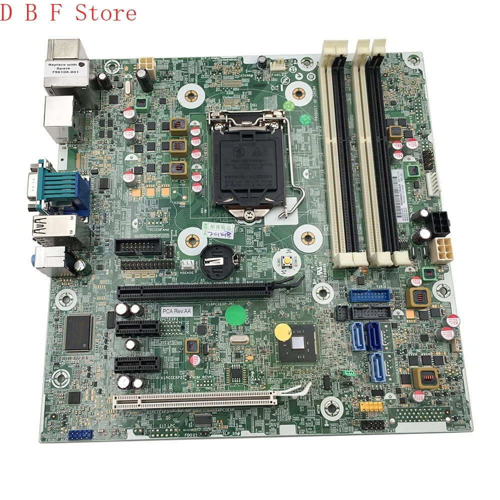 Per Hp Elitedesk 800 880 G1 Sff Scheda Madre Desktop Sr173 Q87 796108-001 717372-003