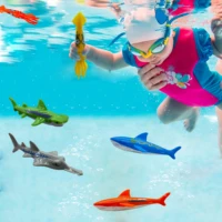 Summer Diving Training Toys Torpedos Sharks Octopus Underwater Water Games Training Swimming Pool Gifts Set Toys For kids 2