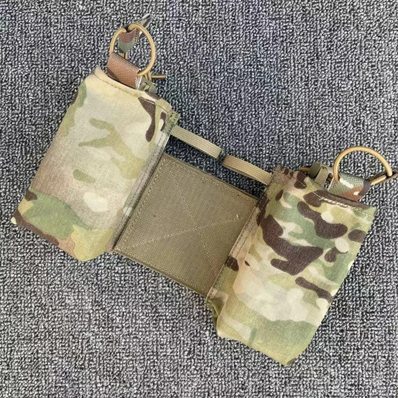 

Tactical Radio Magazine Pouch Chassis Micro Fight Expander Wings Storage for MK3 MK4 Multicam Chest Rig Mag Pouch Plate