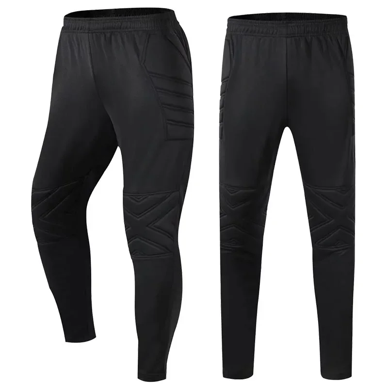 Men soccer pants Breathable sports training goalkeeper trousers adult futbol pants sponge protective Goalkeeper
