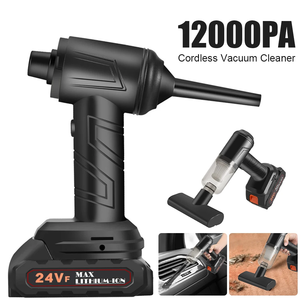 

12000PA Wireless Car Vacuum Cleaner 300W Strong Suction Handheld Portable Vacuum Rechargeable Mini Vacuum Cleaner Accessories