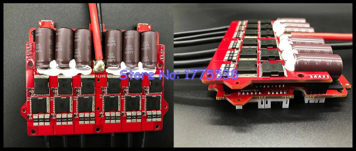 75V200A Dual Motor Controller Ubox V2 J with 2.4Ghz Receiver Integrate Base on 75V300A VESC for Electric Scooter Skateboard Bike