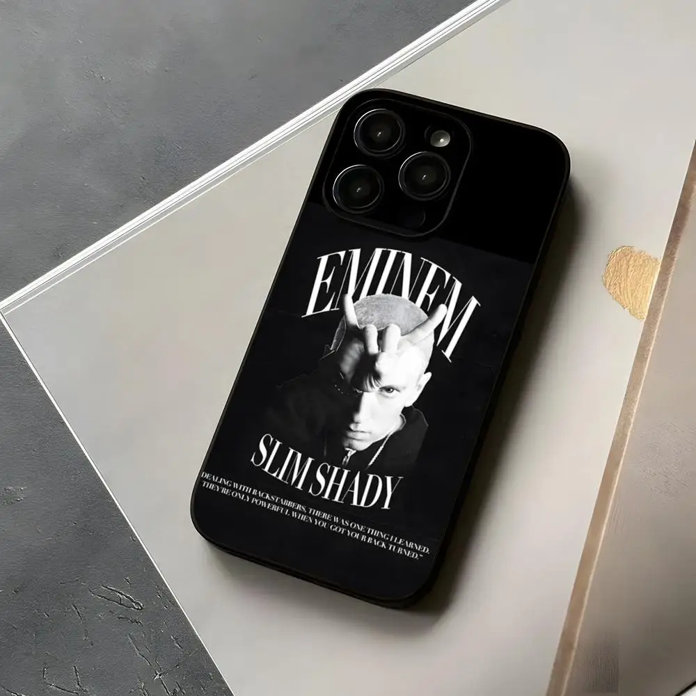 

Чехол для телефона Rapper Eminem для iphone 15 12 14 se 2024 2022 pro скидка max 11 13 xr x xs mini plus популярный 2024 чехол