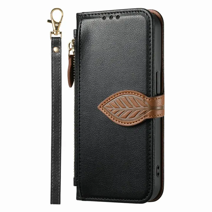 5G Leather Zipper Wallet Case for Samsung Galaxy - Premium Protective Cover