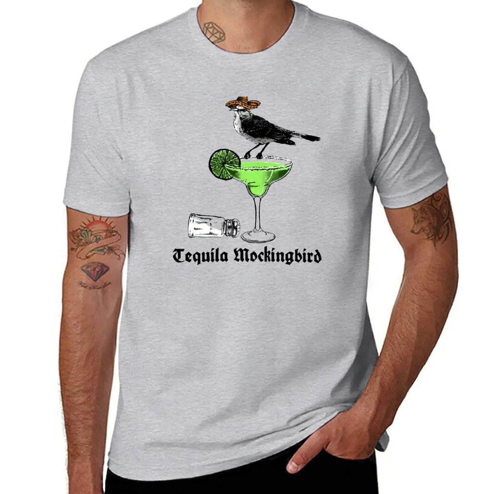 

Tequila Mockingbird T-Shirt hippie clothes boys whites plain funnys heavy weight t shirts for men