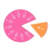 51Pcs EVA Round Shaped Fractions Circles Instrument Math Educational Toys Math Learning Tool Student Teaching Gifts 5