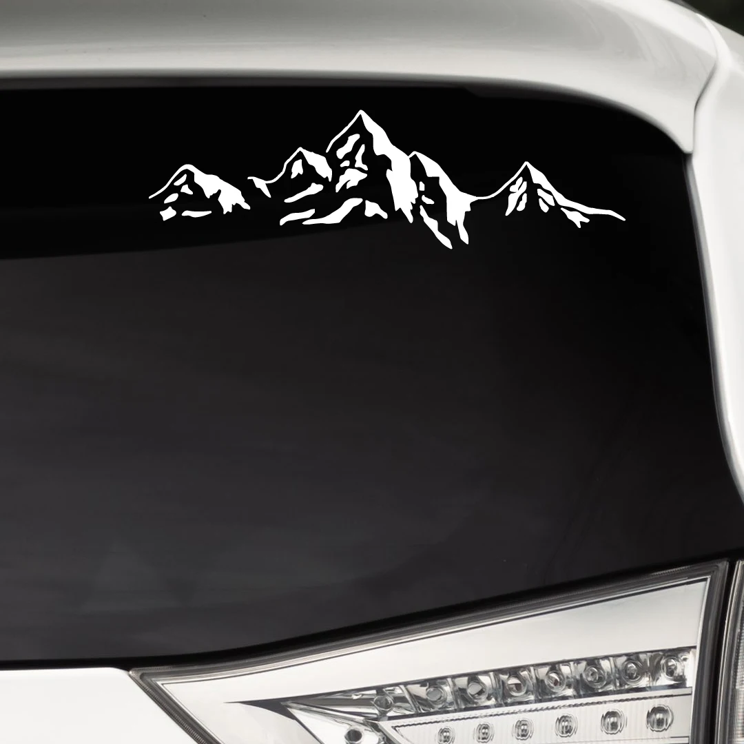 Mountain Die-Cut Vinyl Decal Car Sticker Waterproof Auto Decors Car Body Bumper Rear Window Laptop Stickerscustomized wall stickers window stickers