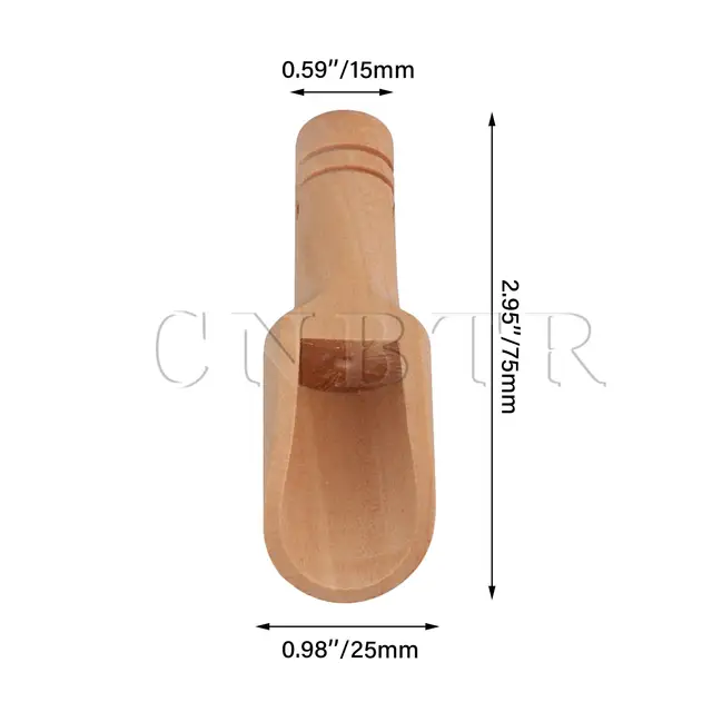 Cnbtr 30Pcs 25X75 Mm/31X90Mmini Kanál Fürdőszó Mosás Por Természetes Fa - Image 3