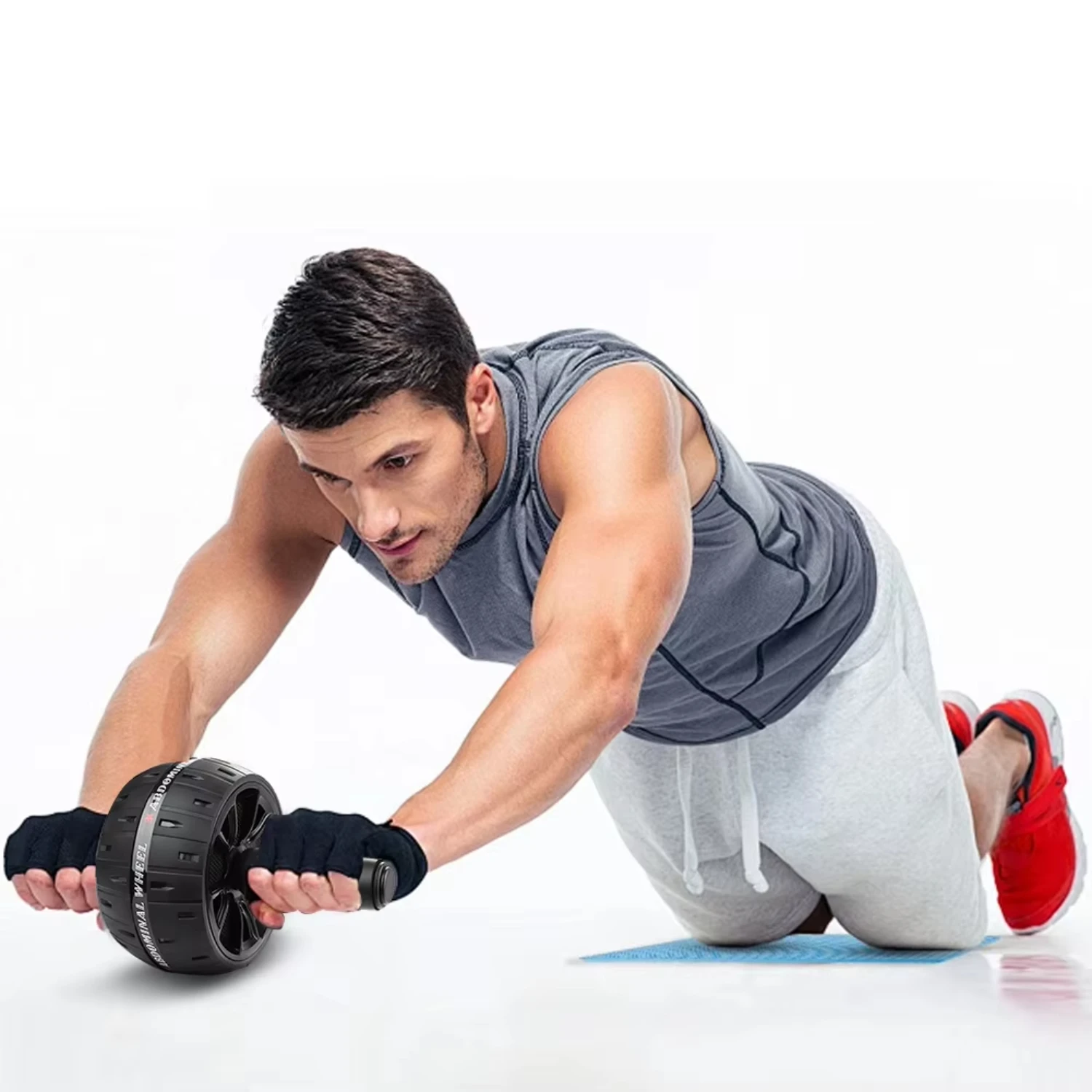 Wheel Exercise Equipment Abdominal Wheel Roller Gymnastic Fitness Abdominal Training Sports Equipment Gym Muscle