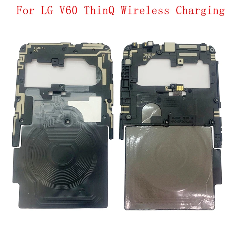 Cavo flessibile con antenna per modulo NFC e chip di ricarica wireless per LG V60 ThinQ 5G, ricambi per la riparazione del cavo flessibile del caricabatterie wireless