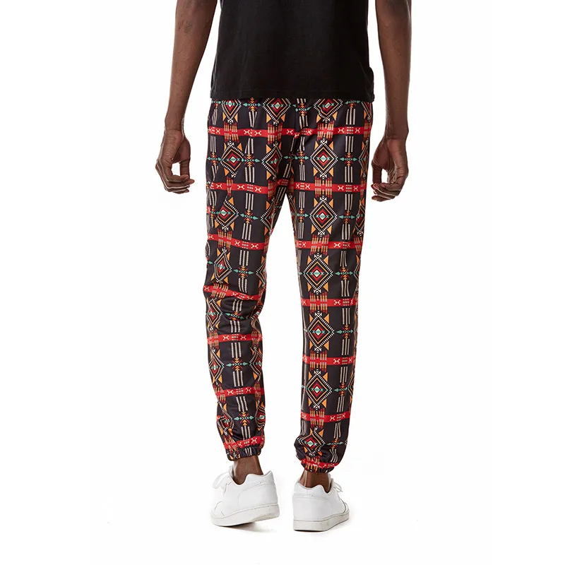 Men Jogging Pants Hipster African Dashiki Print Joggers Sweatpants