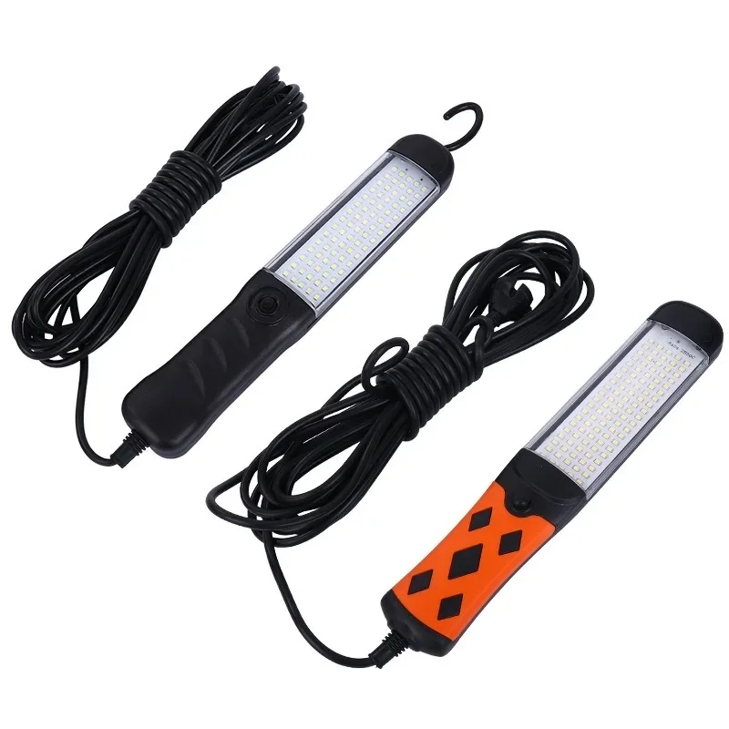 15W 25LED 차고 조명 220V 10m 전원 케이블 작업 조명 자석 자동차 차량 수리 검사 램프 1500LM 건설 조명
