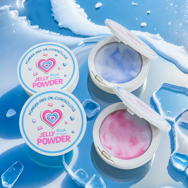 Waterproof And Oil Control Setting Powder Matte Concealer Pressed Powder Cream Smooth Natural Long-lasting Balm Makeup Primer Setting Powder Concealer Powder Compact Powder
