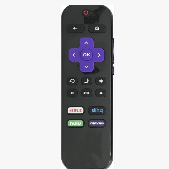 Control Remoto de Reemplazo INSIGNIA ROKU TV6 Compatible con Todos los Televisores Insignia Roku - Sin Necesidad de Configuración