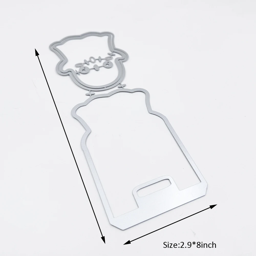 KLJUYP 유령 가방 토퍼 DIY Scrapbooking/앨범 장식 엠보싱 DIY 종이 카드에 대한 금속 절단 다이 스텐실