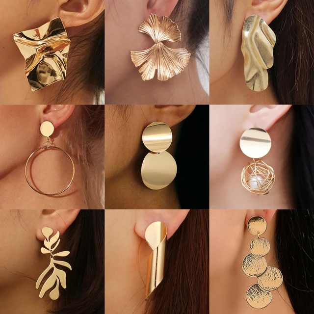 Pendientes de perlas coreanas para mujer, aretes redondos