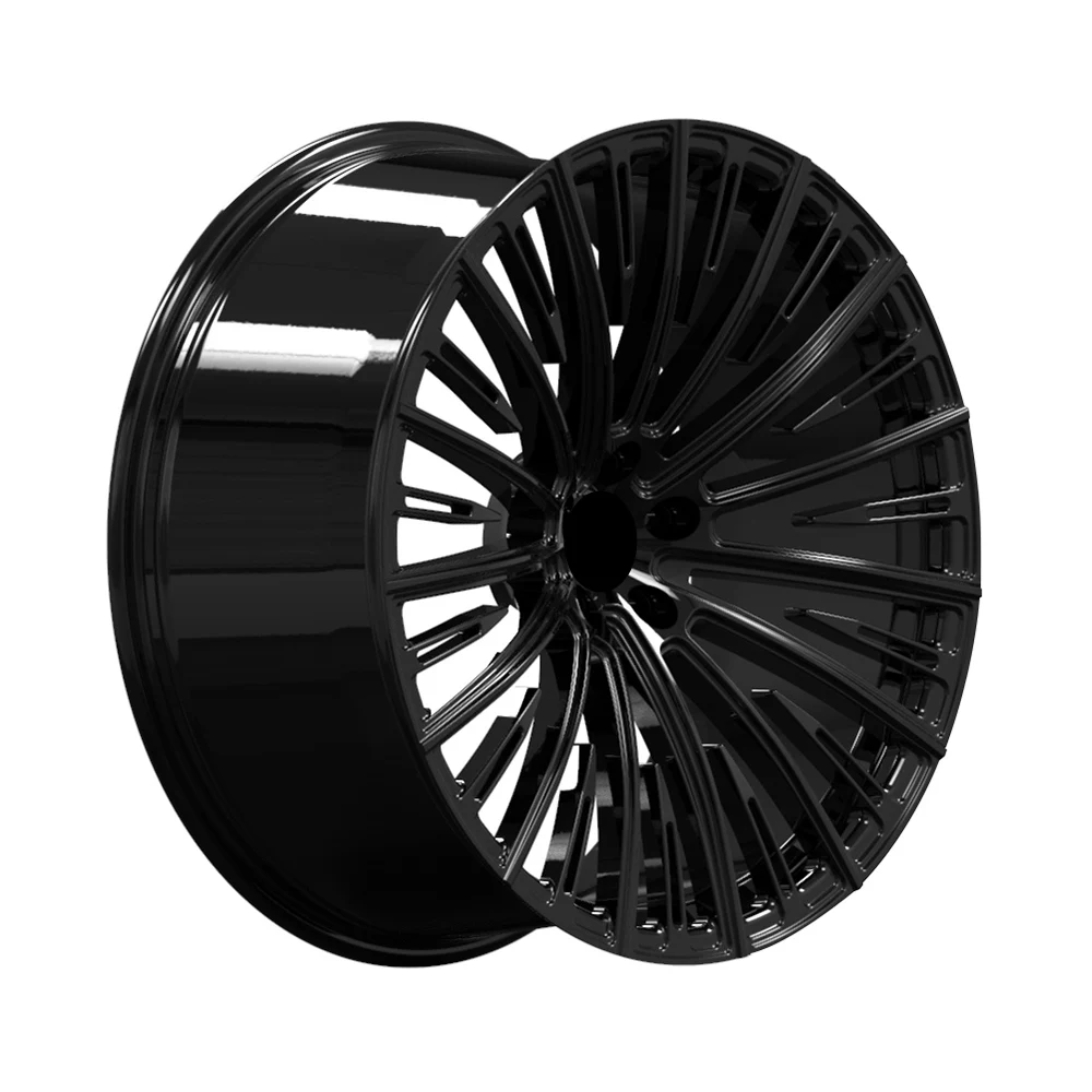 

Forged 16 17 18 19 20 21 22 Passenger Car Alloy Wheel Rim Gloss Black Full Coating 5x112 Wheels Inch for XM