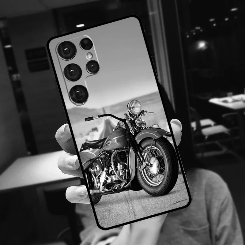 Vintage Motorcycle Design Phone Case