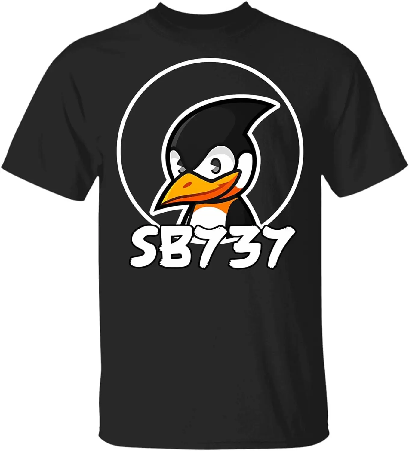 Черная футболка с логотипом WAWNI SB737 Merch SB737