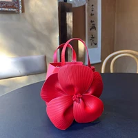JIOMAY Bucket Purse Flower Bag – French Mini Tote, Luxury Designer Handbag, High-Quality Drawstring Makeup & Shoulder Bag for Women - Image 2