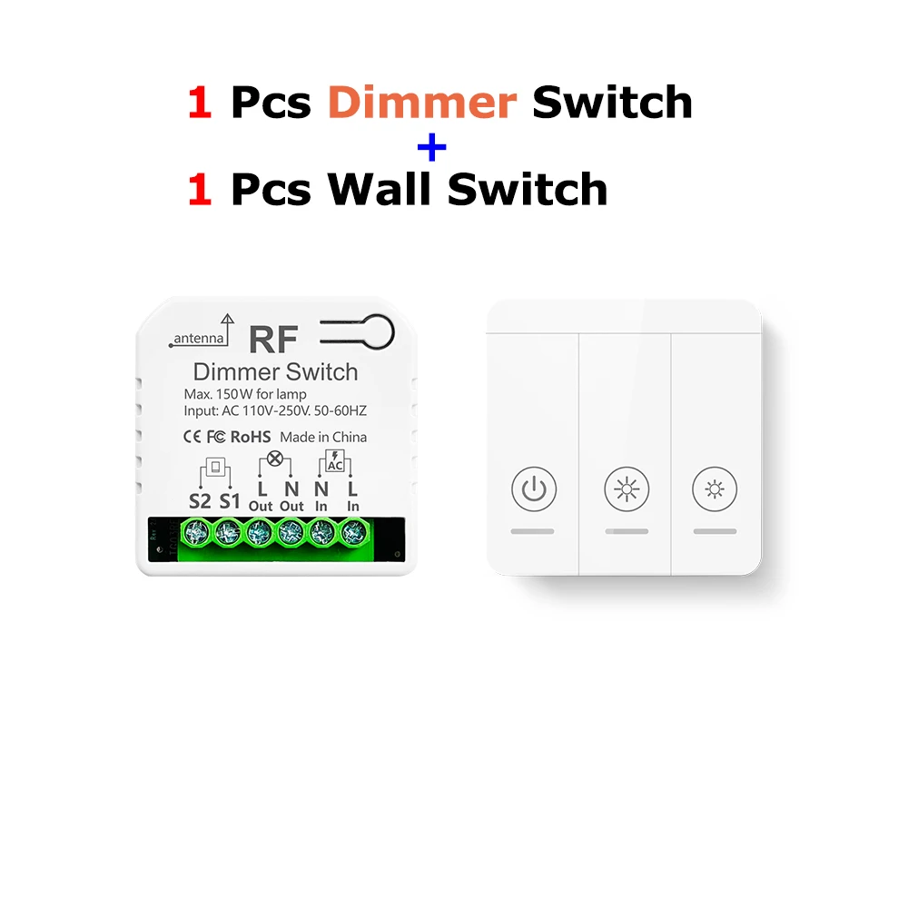 1 Dimmer 1 Switch