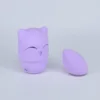 Puff Cleaning Drying Case Soft Silicone Sponge Puff Storage Box Cute Cat Powder Puff Holder Make Up Tool Portable Makeup Blender 5