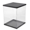 Acrylic Display Box Case for Collectibles Assemble Clear Acrylic Box Protection Showcase Souvenir Storage Box Holder 21x21x35cm 6