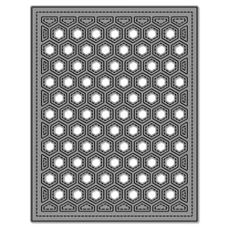 Bee - Themed Honeycomb Metal Cutting Dies for DIY Crafts and Scrapbooking (H7199)