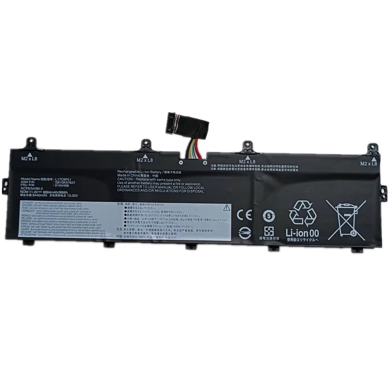 Bateria do Portátil para Lenovo Sb10k97636 01av498 Thinkpad P72 P73 Sb10k97637 931qa100h Novo L17m6p52 01av497 L17c6p51 - Imagem 6