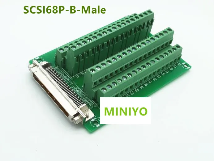 

SCSI68 68-контактный scsi68контактный фоторазъем, разрывная плата, терминальный модуль для установки PLC/DIN-рейки