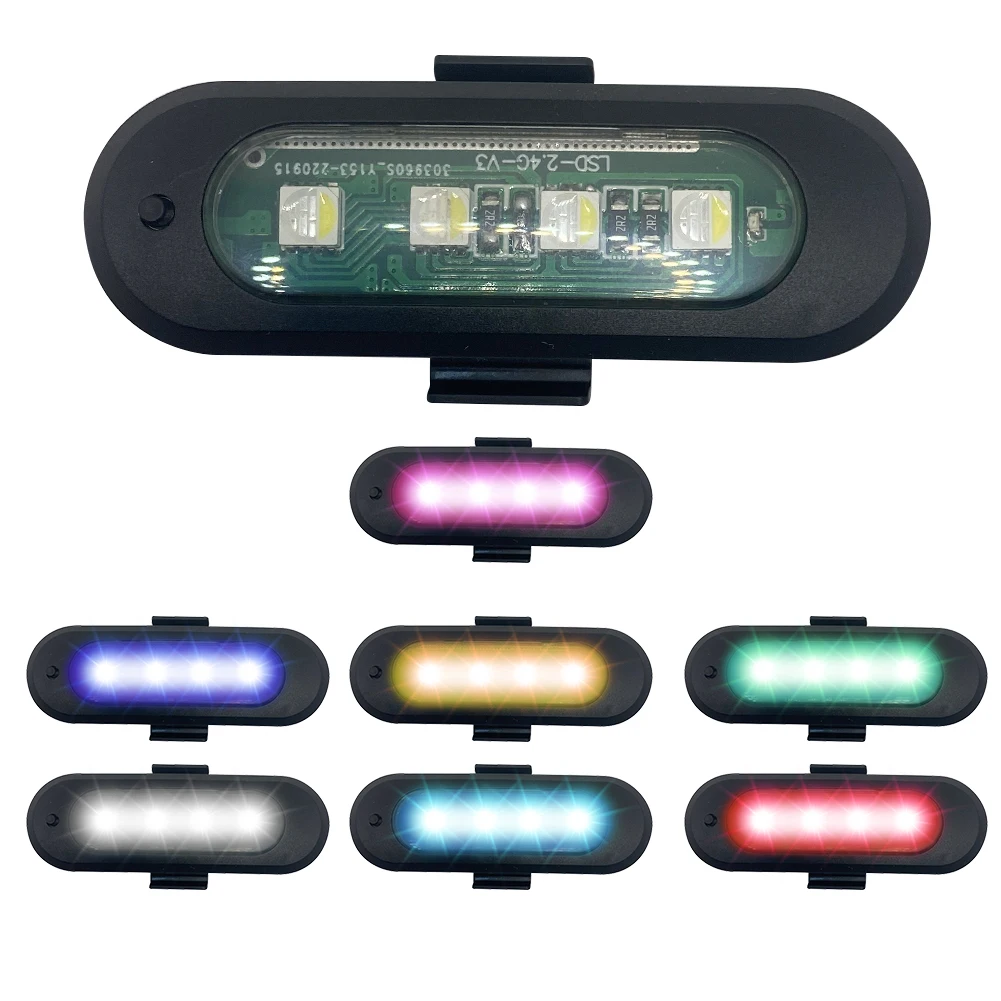 Auto Fernbedienung Blitzlicht,7 Farben LED-Flugzeug-Blitzlichter