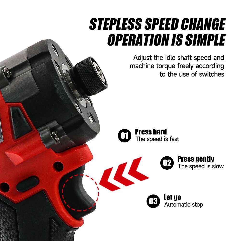 Screwdriver Use Impact Driver As Drill M-WALK Brushless Impact