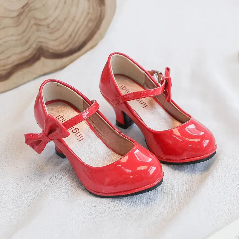Zapatos De Vestir Blancos Para Niñas, Zapatos De Vestir Con Tacones Para Niña De Flores, Zapatos Mary Jane Para Niñas Y Niños Pequeños, Zapatos De Pascua Elegantes Blancos Para Niñas Para