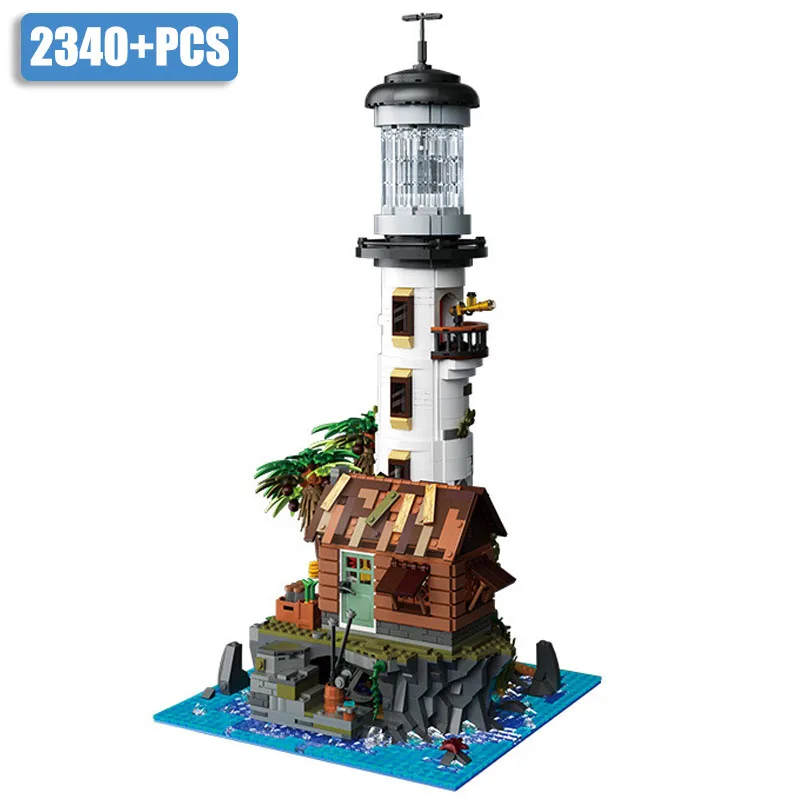 thumbnail image 1 of Bloques de construcción mini huangchenghong juguete cabaña de pescadores modelo City MOC 2340 piezas, 1 of 5