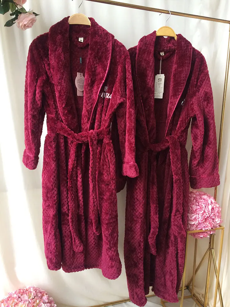 Generic Valentines Day Matching Long Bathrobes Mr And Mrs Customized