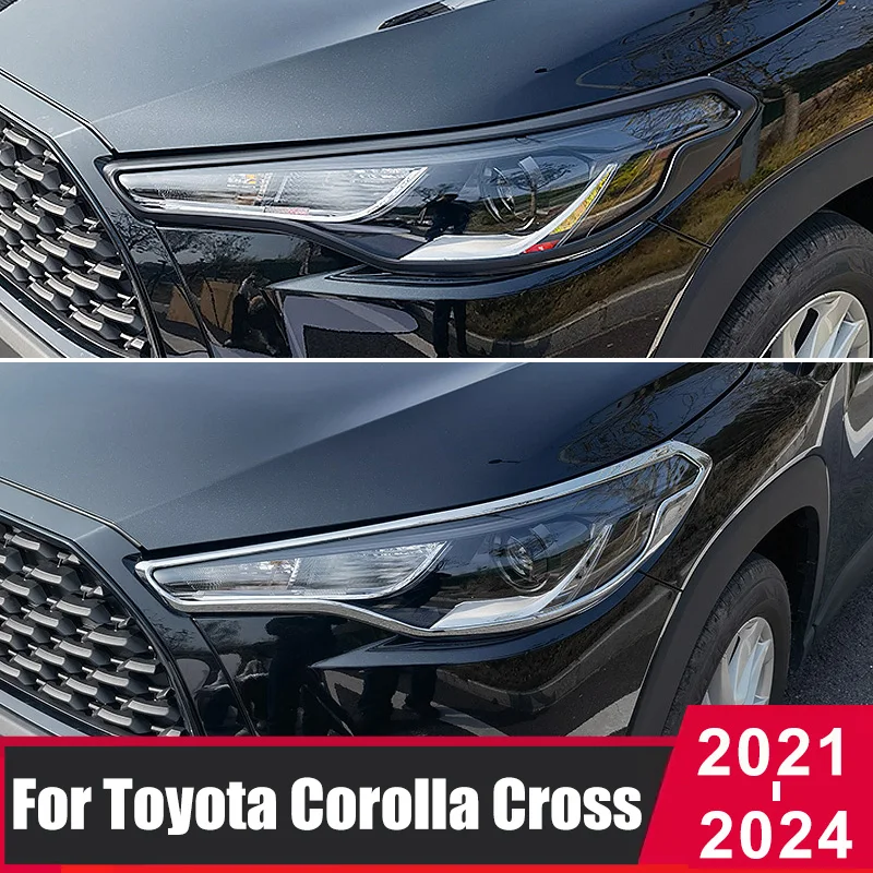 For-Toyota-Corolla-Cross-XG10-2021-2022-2023-2024-ABS-Car-Front-Head ...