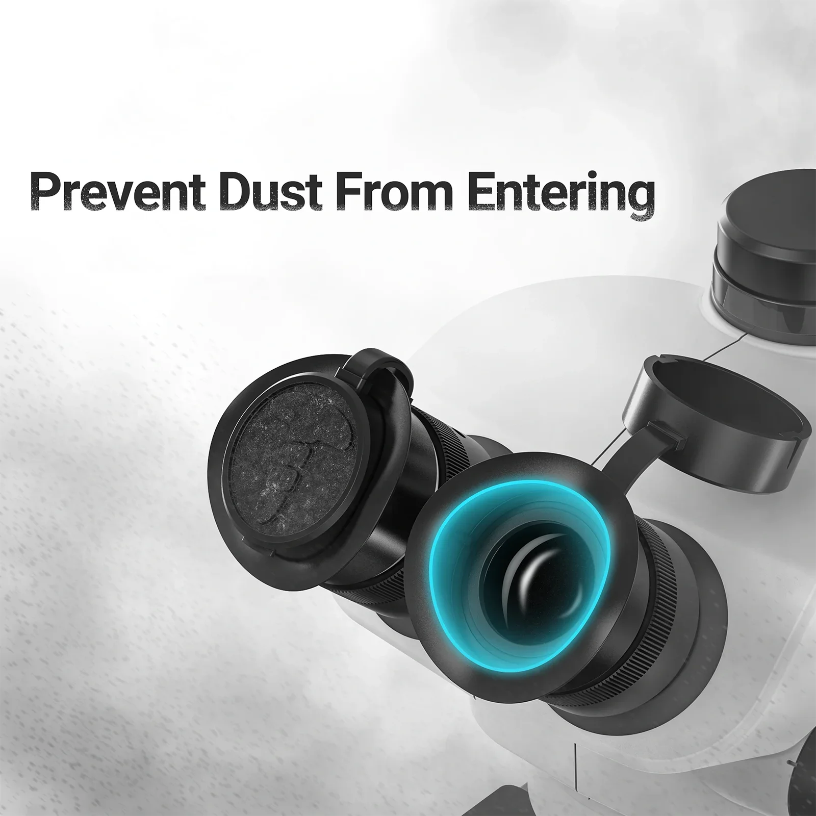 2UUL Microscope Eyepieces Dustproof Cap Dust Cover Protective Lens Cap Soft Material Relieve Eye Fatigue for Using Microscopes