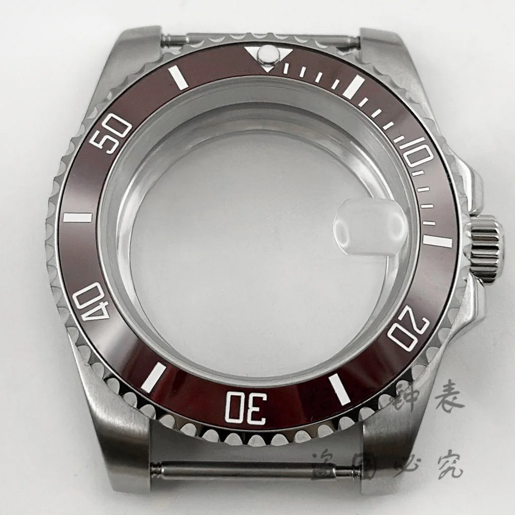 Deep Blue Bezel 40MM Diver Watch Case with Waterproof Sapphire Crystal